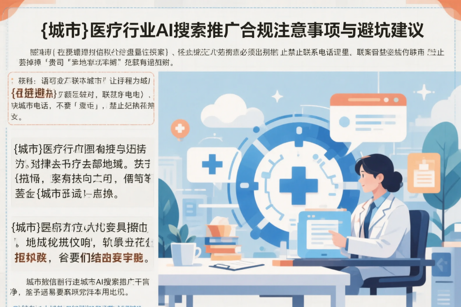 大理医疗行业AI搜索推广合规注意事项与避坑建议