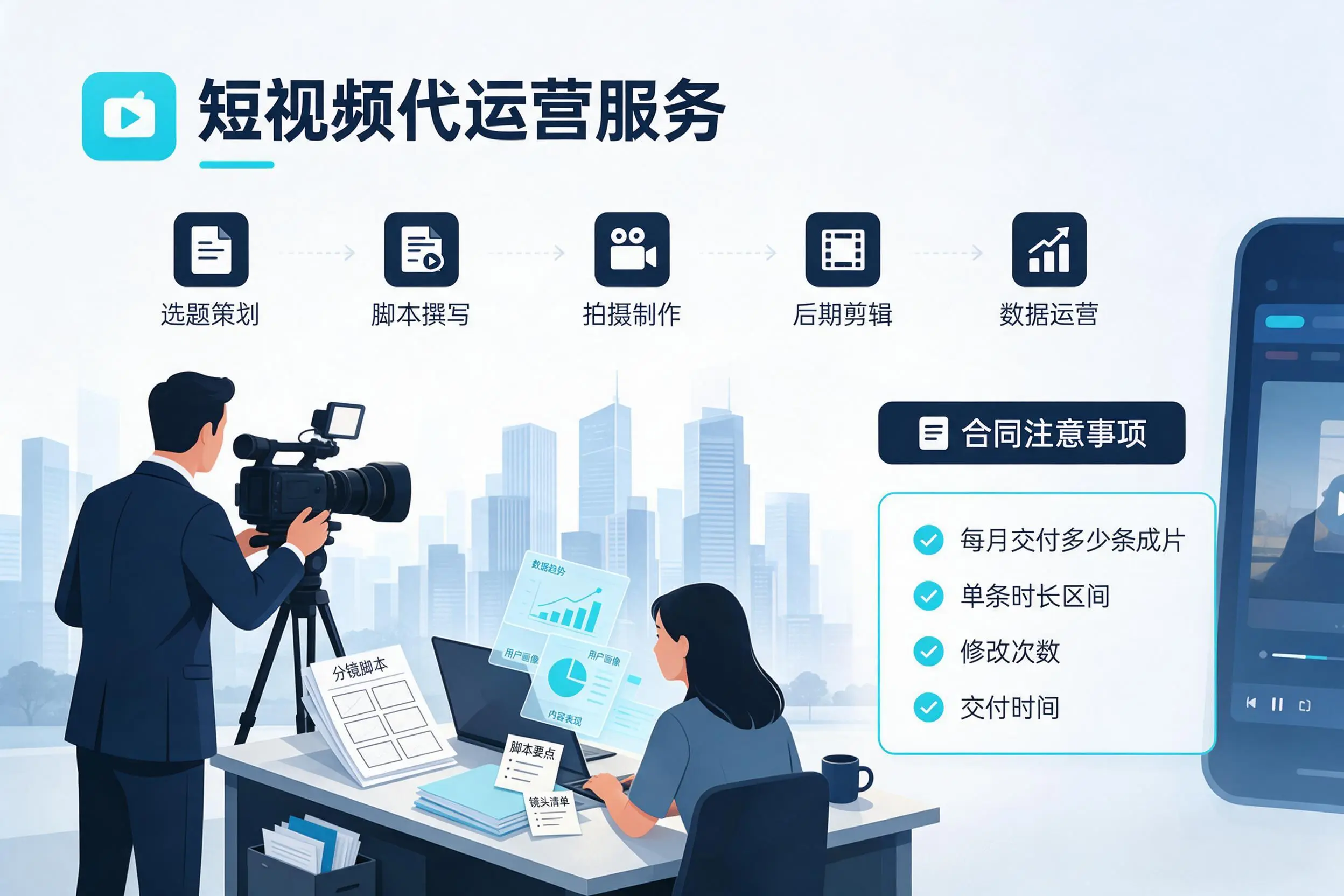 短视频代运营包含哪些服务?大理企业常见问题科普