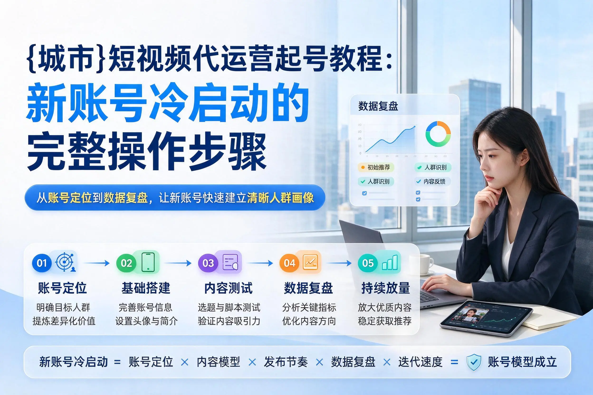 大理短视频代运营起号教程：新账号冷启动的完整操作步骤