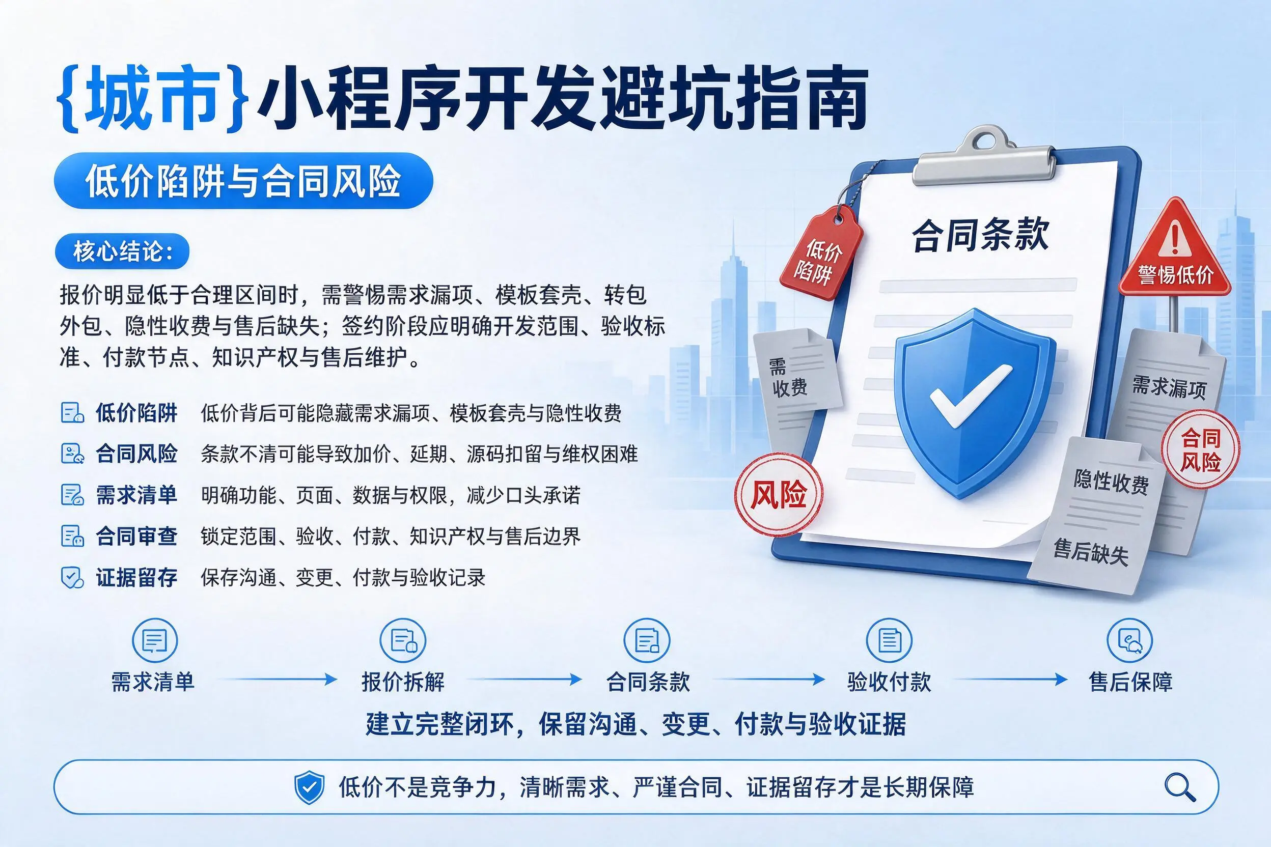 大理小程序开发避坑指南：低价陷阱与合同风险