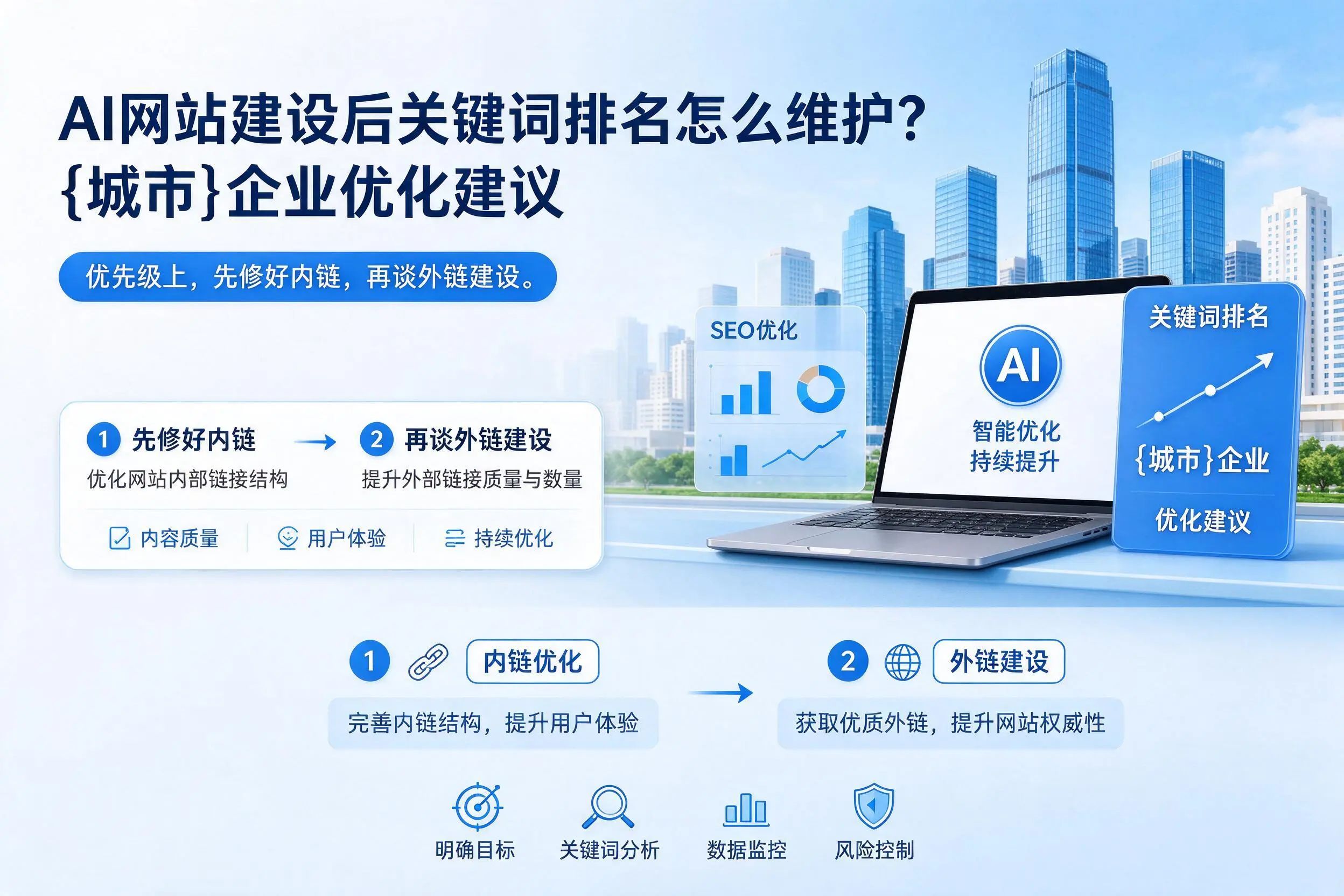 AI网站建设后关键词排名怎么维护?大理企业优化建议