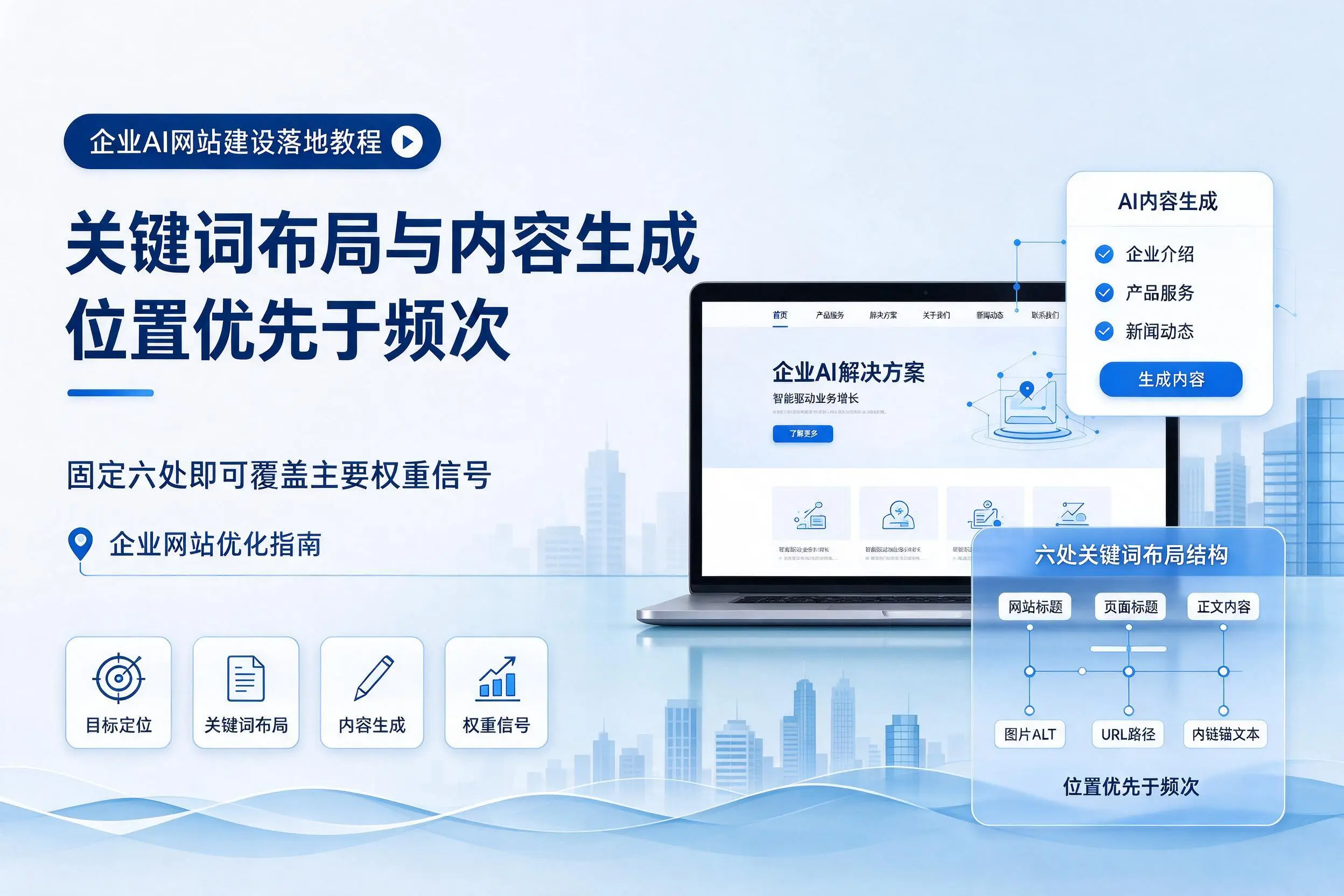 大理企业AI网站建设落地教程：关键词布局与内容生成
